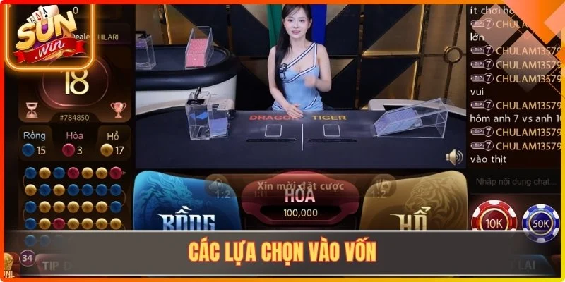 Các lựa chọn vào vốn