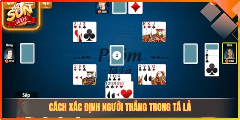 Cách xác định người thắng trong Tá Lả