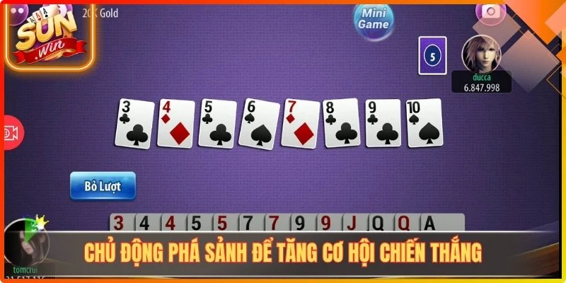 Chủ động phá sảnh để tăng cơ hội chiến thắng