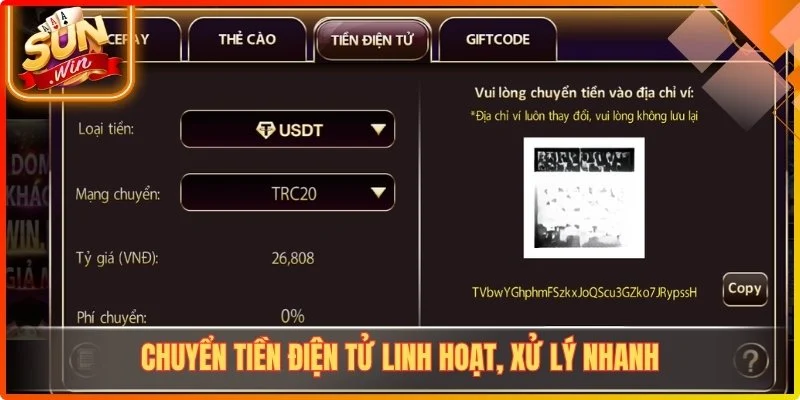 Chuyển tiền điện tử linh hoạt, xử lý nhanh