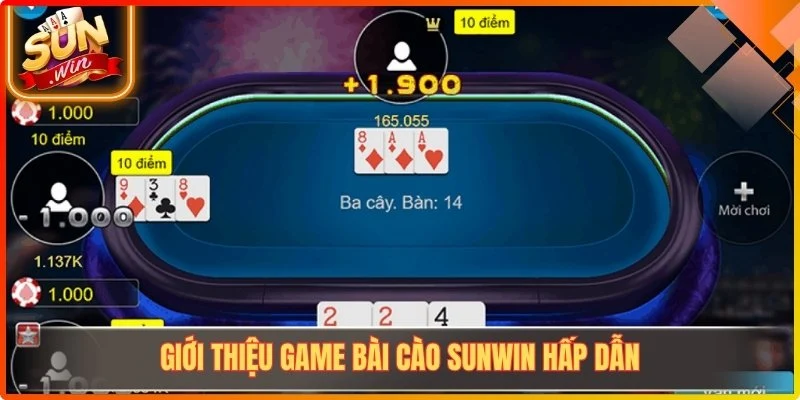 Giới thiệu game Bài Cào Sunwin hấp dẫn