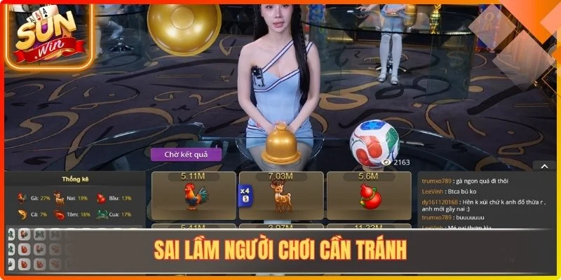 Sai lầm người chơi cần tránh